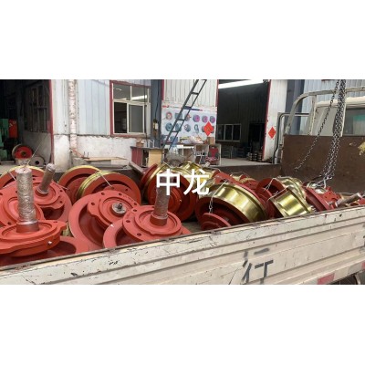 河南歐式雙梁車輪組垣起中龍起重機