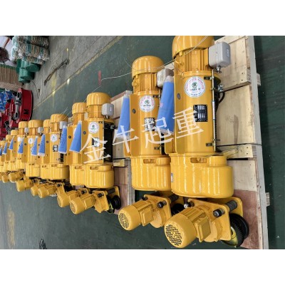 江蘇蘇州成品電動葫蘆黃色-金牛起重