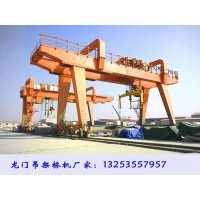 湖南邵陽龍門吊租賃廠家40噸U型雙梁龍門吊