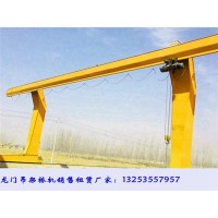 廣西南寧龍門吊租賃廠家鋼結(jié)構(gòu)加工廠10噸L型門機