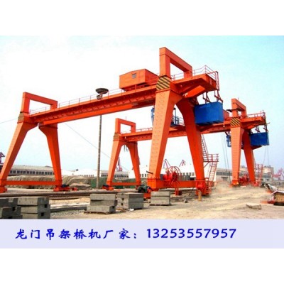 湖南岳陽龍門吊租賃公司32噸雙主梁