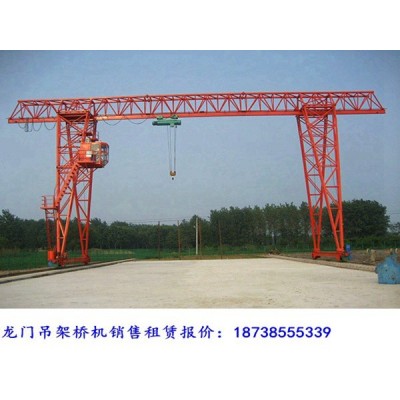 江西萍鄉龍門吊租賃公司雙外懸門式
