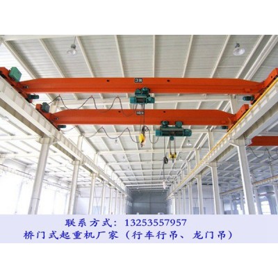 貴州安順行車行吊廠家單梁起重機價