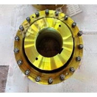 河南銀河雙梁起重車輪組聯軸器生產現場-河南銀河雙梁起重卷筒